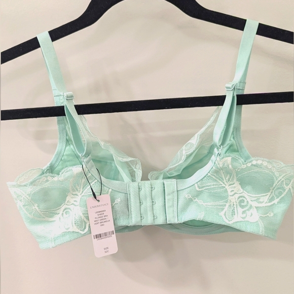 NWT Butterfly Mist Green Arabella Bra - Picture 4 of 4